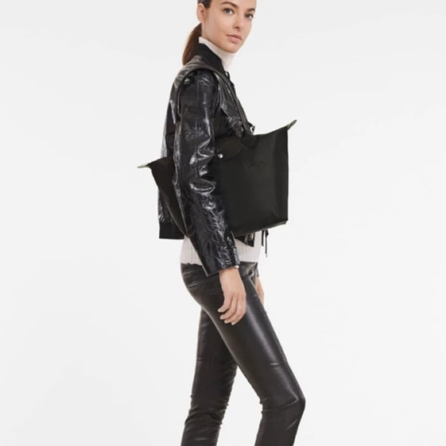 Longchamp Le Pliage M Tote Bag Black görsel 4