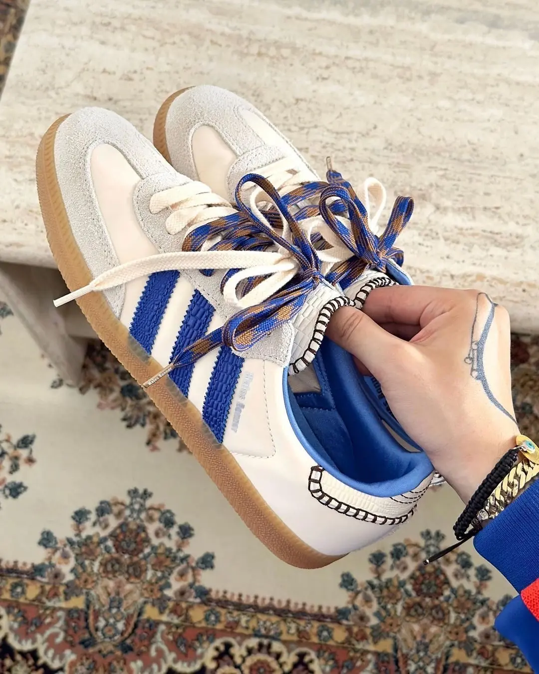 Adidas Wales Bonner Blue görsel 3