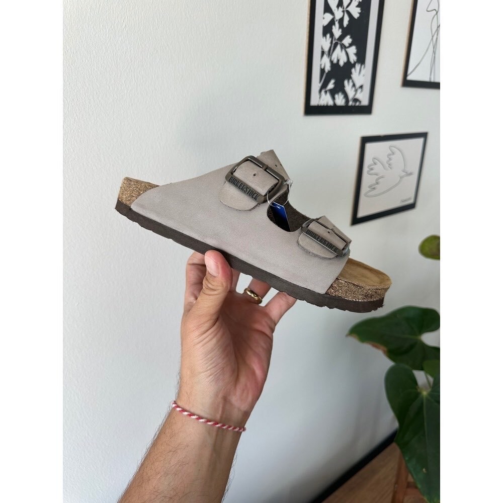 Birkenstock Original Arizona “ Stone Suede Premium “
