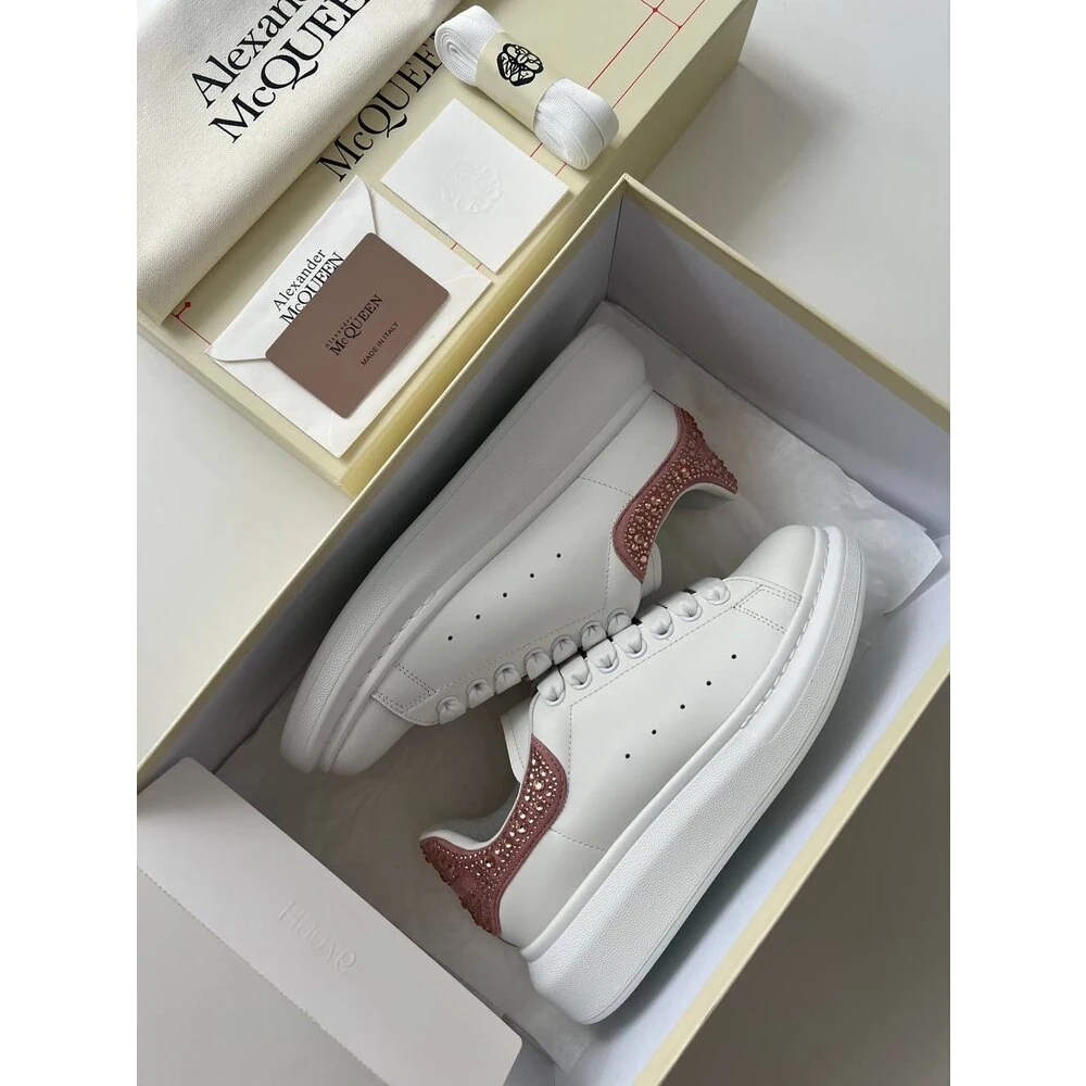 Alexander McQueen Siyah Beyaz Cyristal görsel 2