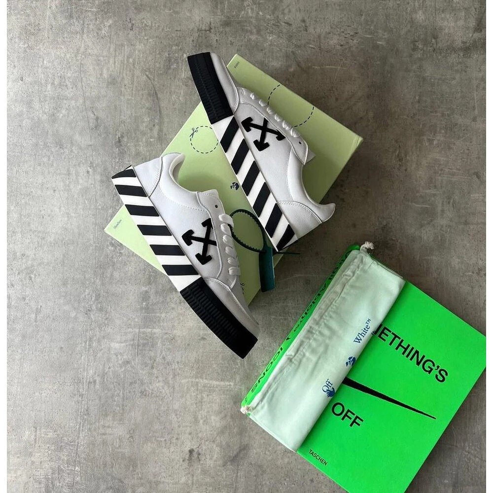 Off White X Beyaz Deri görsel 2