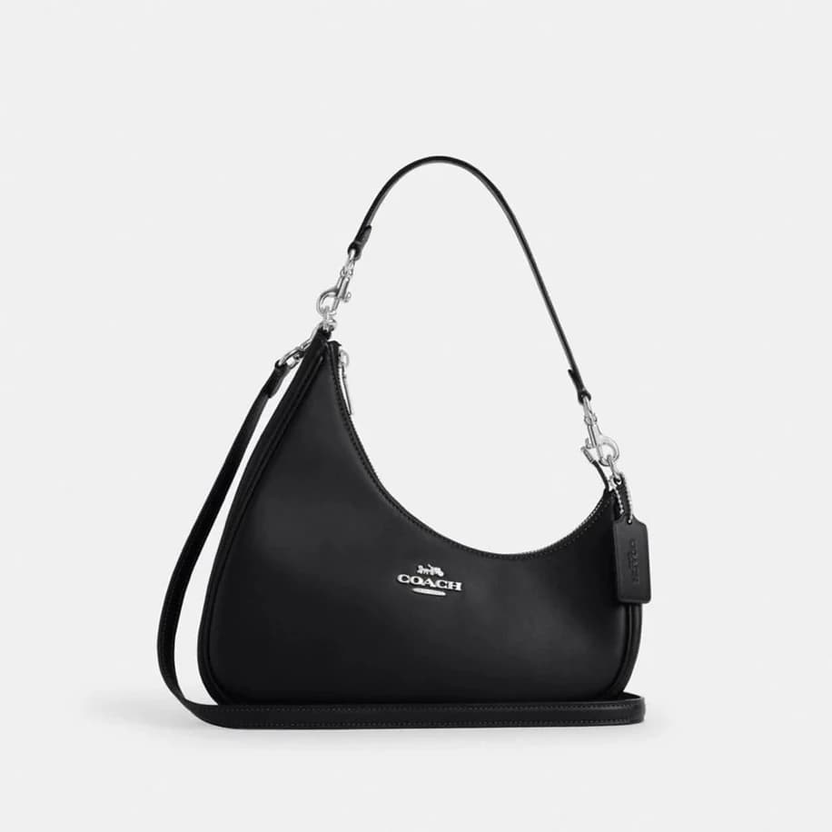 Coach Asimetrical Black Shoulder Bag