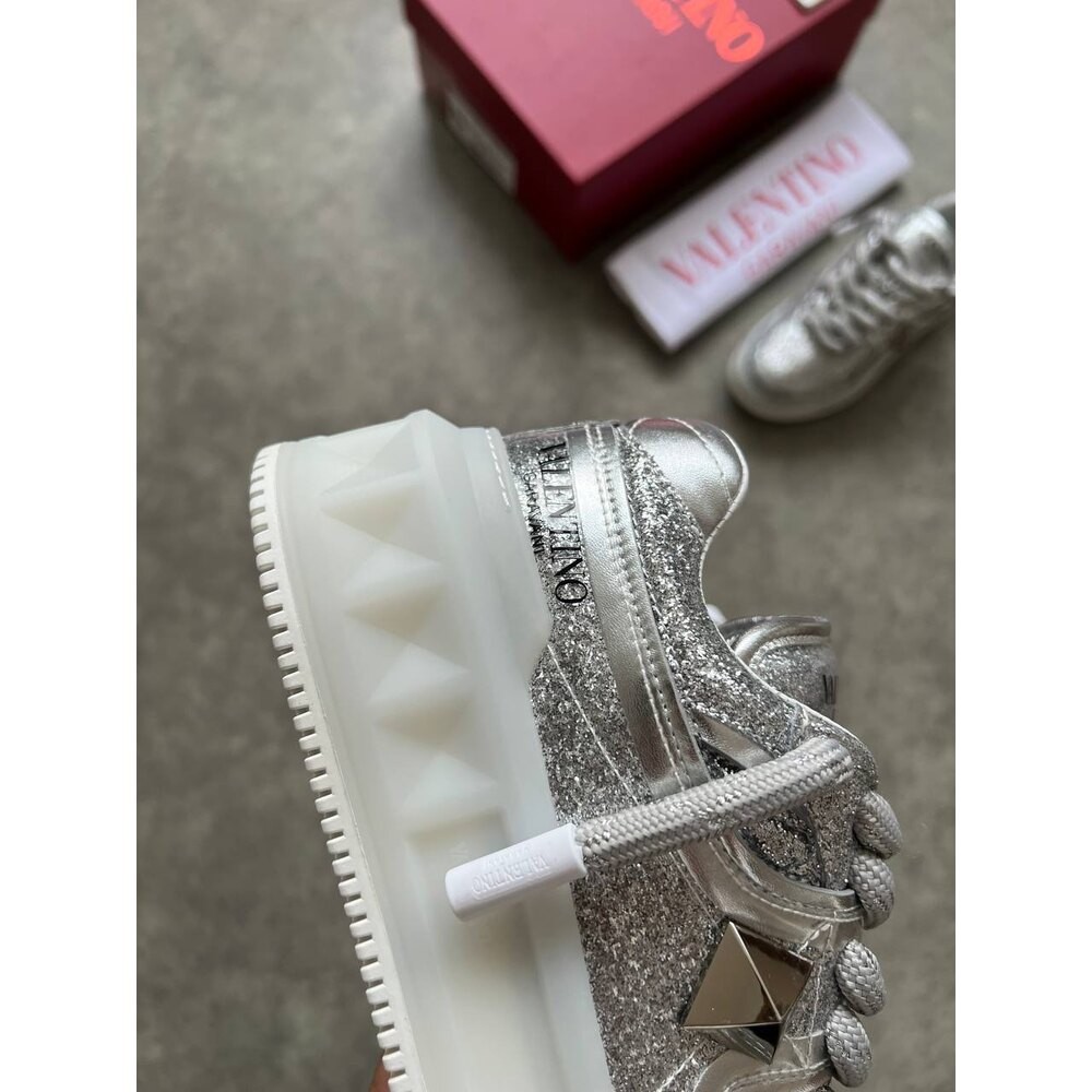 Valentino Yüksek Taban Silver VLTN
