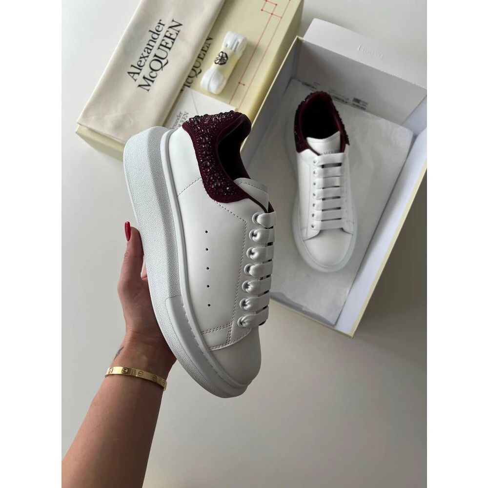Alexander McQueen Bordo Cyristal görsel 2