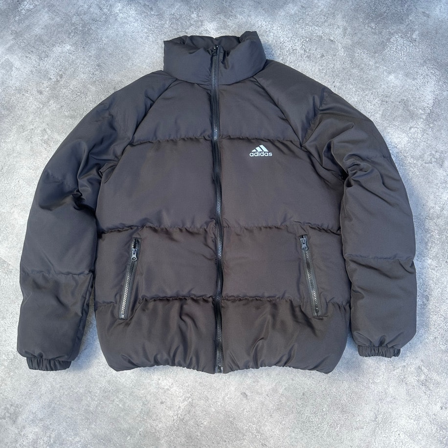 Oversize Adidas Siyah Şişme Mont