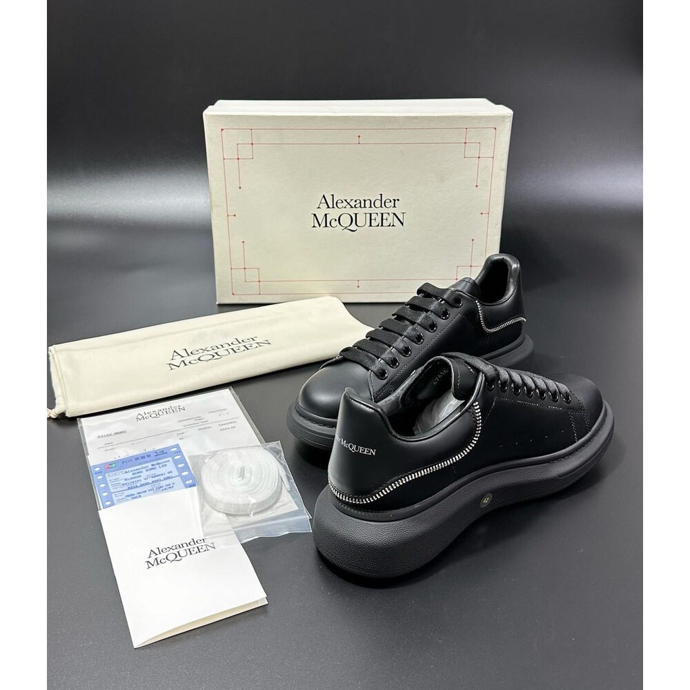 Alexander McQueen Black Fermuar