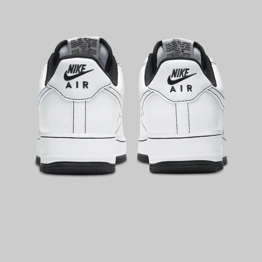 Nike Air Force 1 Low Stitch Black görsel 4