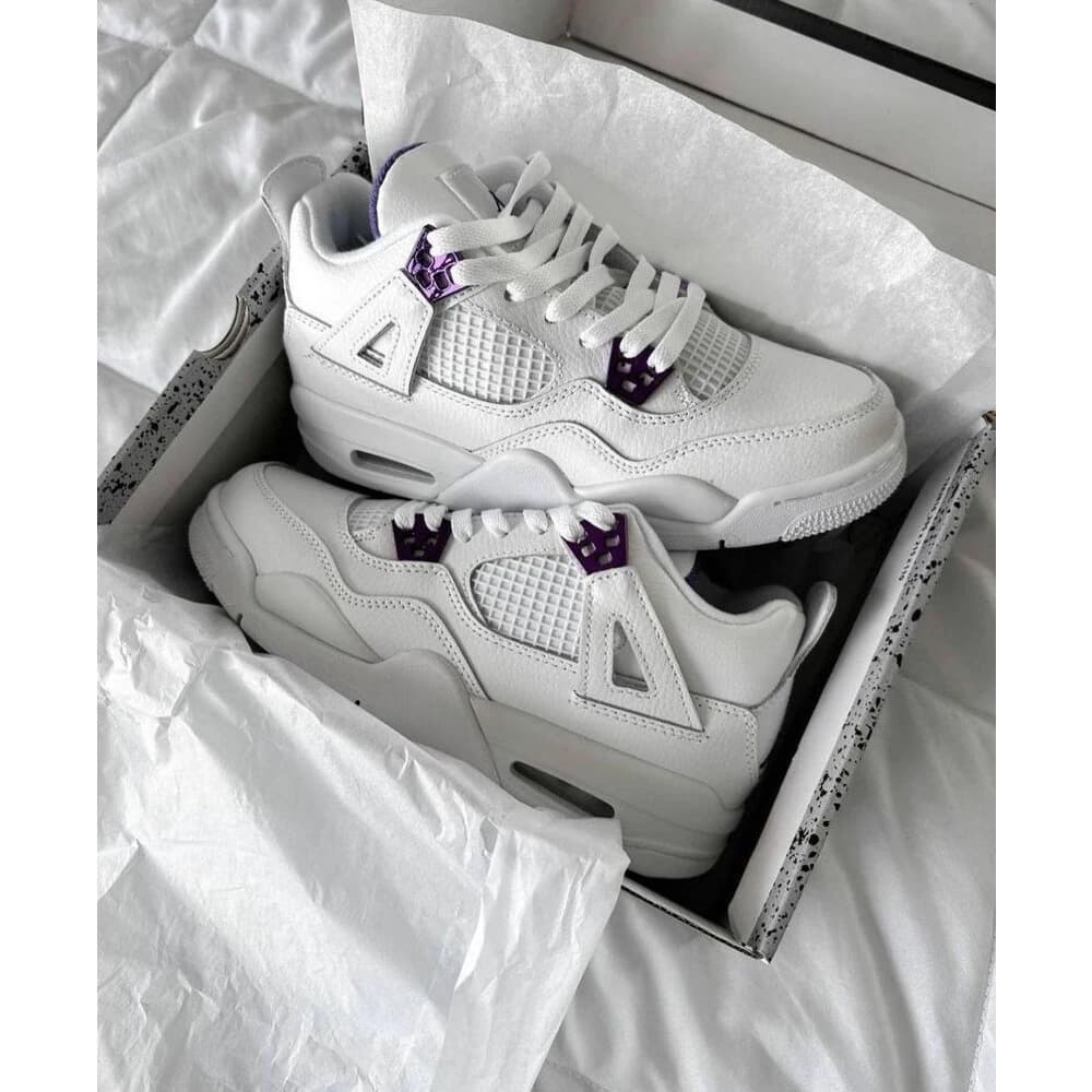 Jordan 4 Retro Metallic Purple görsel 4