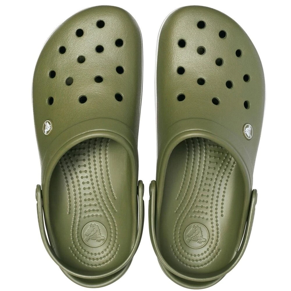 Crocs Crocband Army Green White görsel 3