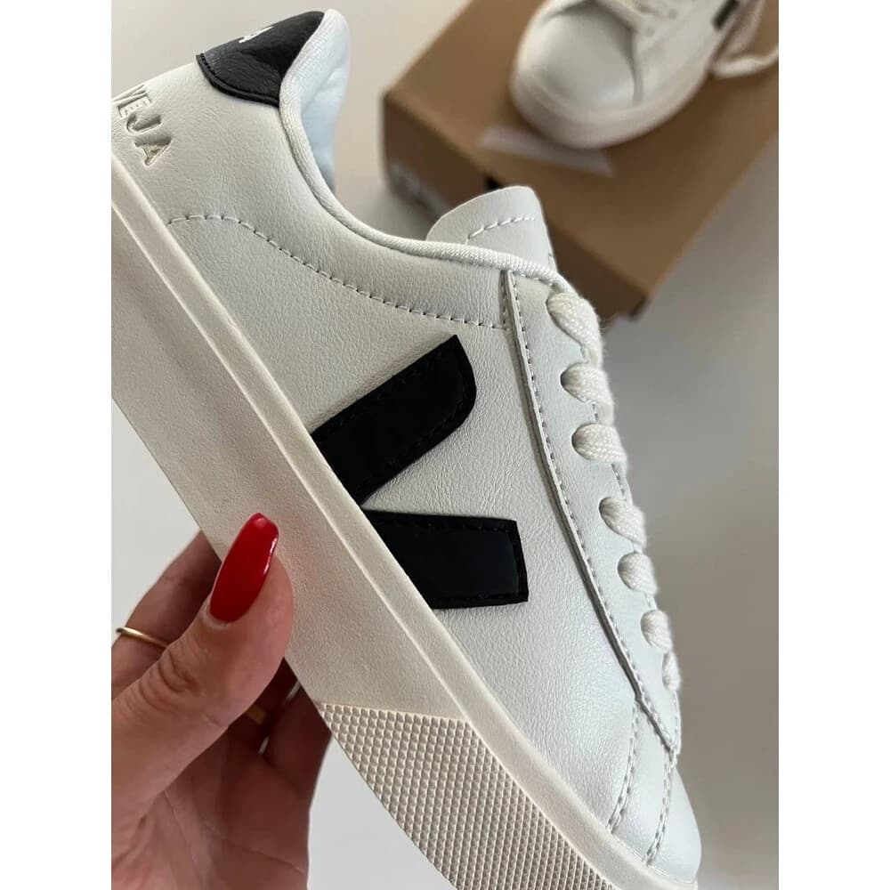 Veja Campo Low White Black görsel 4