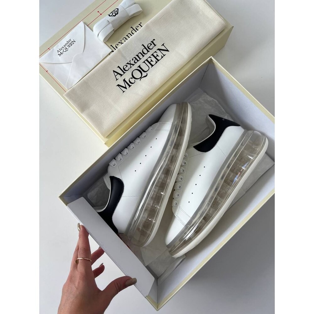 Alexander McQueen Siyah Beyaz Şeffaf