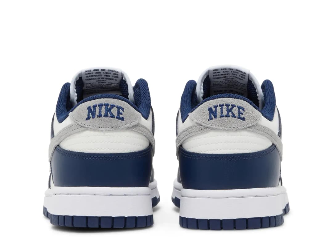 Nike Dunk Low Summit White Midnight Navy YENİ görsel 2