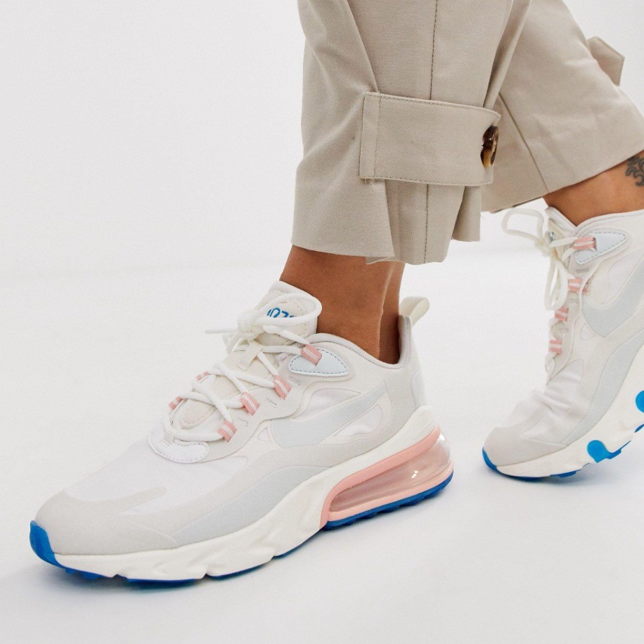 NIKE AIR MAX 270 REACT AMERICAN MODERN SUMMIT WHITE
