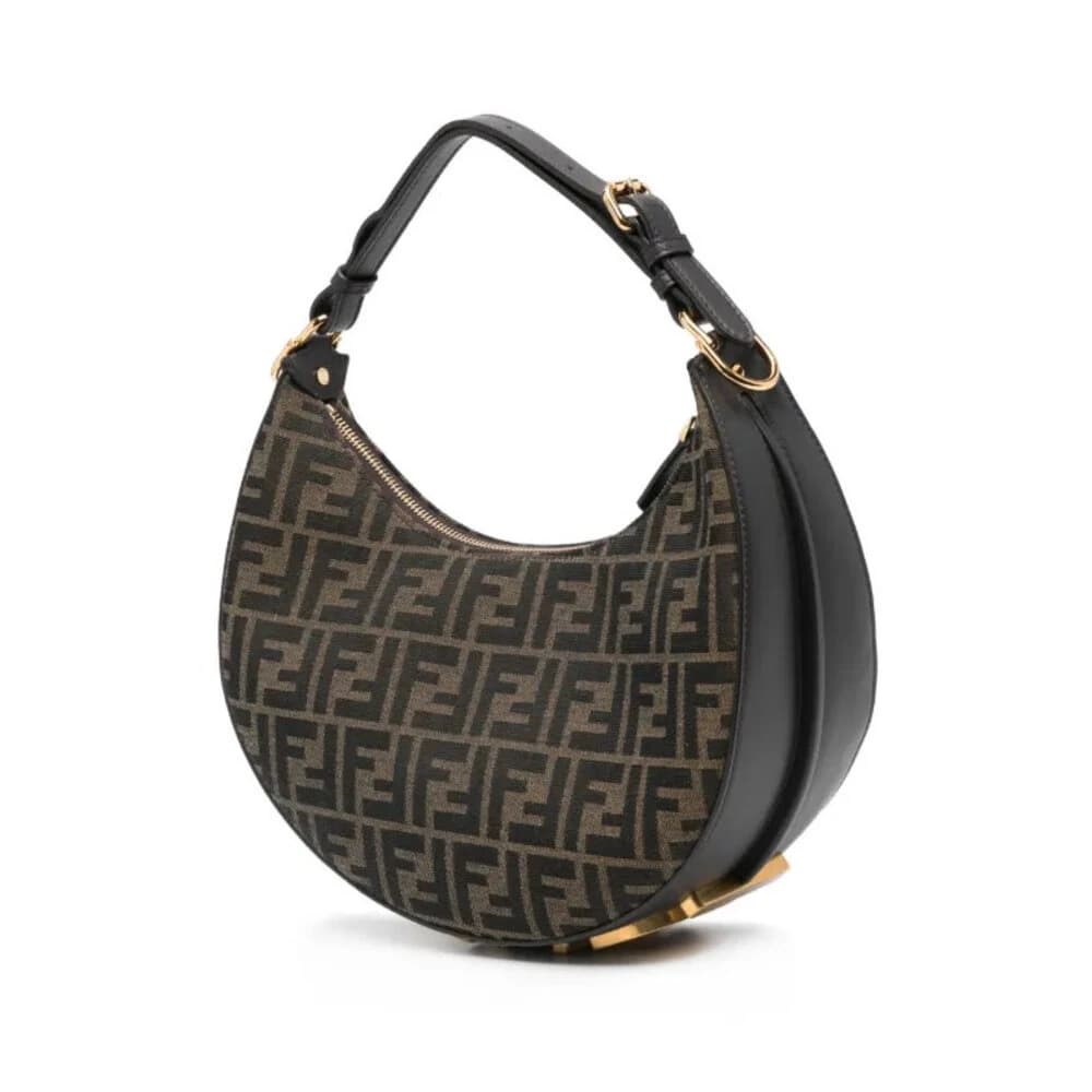 Fendi Fendigraphy Bag Brown Black görsel 2