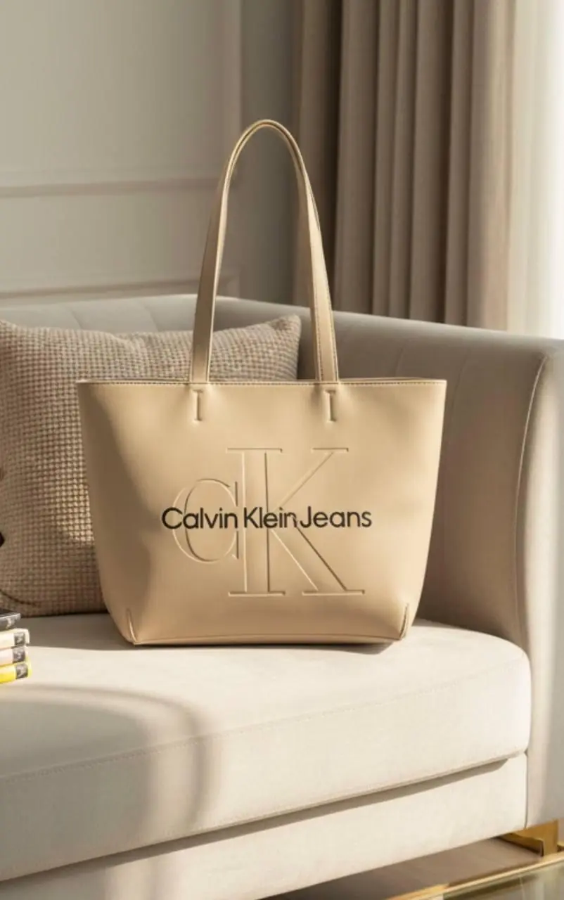 Calvin Klein Shopper Bag Krem