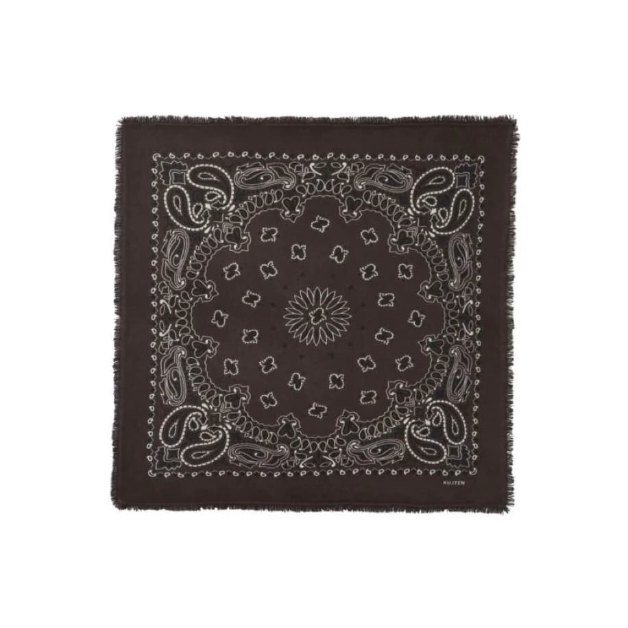 Kujten Large Cashmere Bandana Hachiko Brown