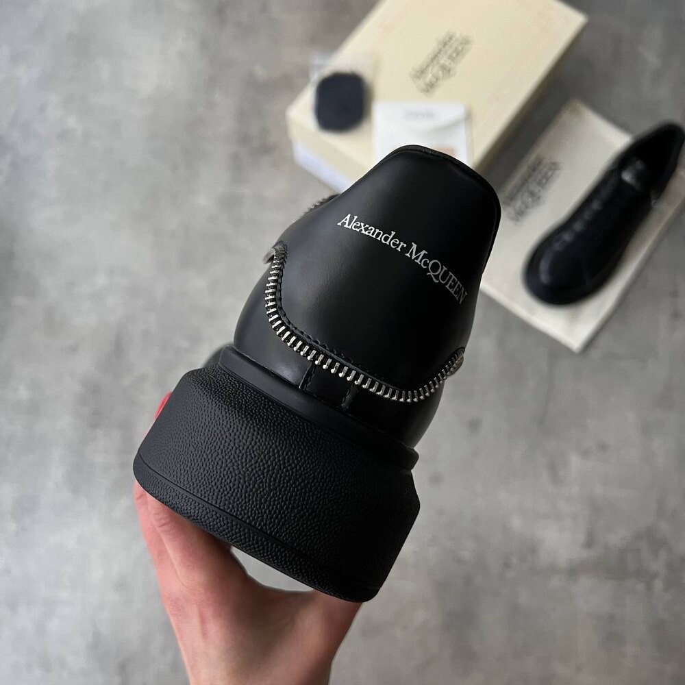 Alexander McQueen Fermuar Siyah