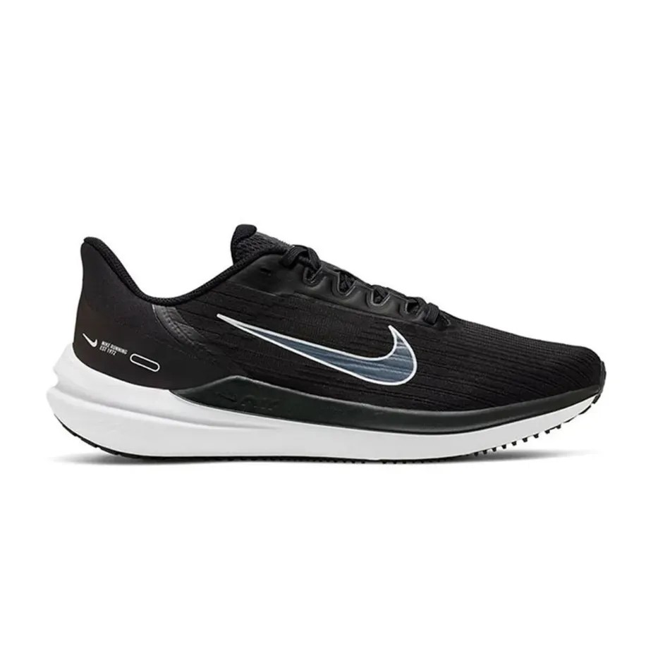 NIKE AIR WINFLO 9 BLACK DARK SMOKE GREY