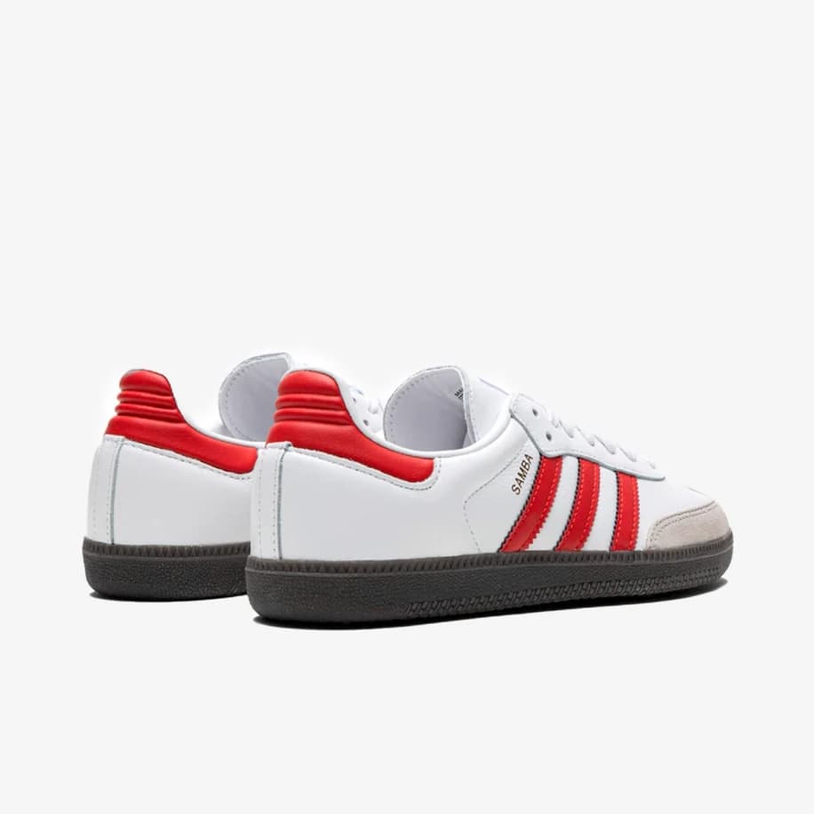 adidas Samba OG White Better Scarlet görsel 3
