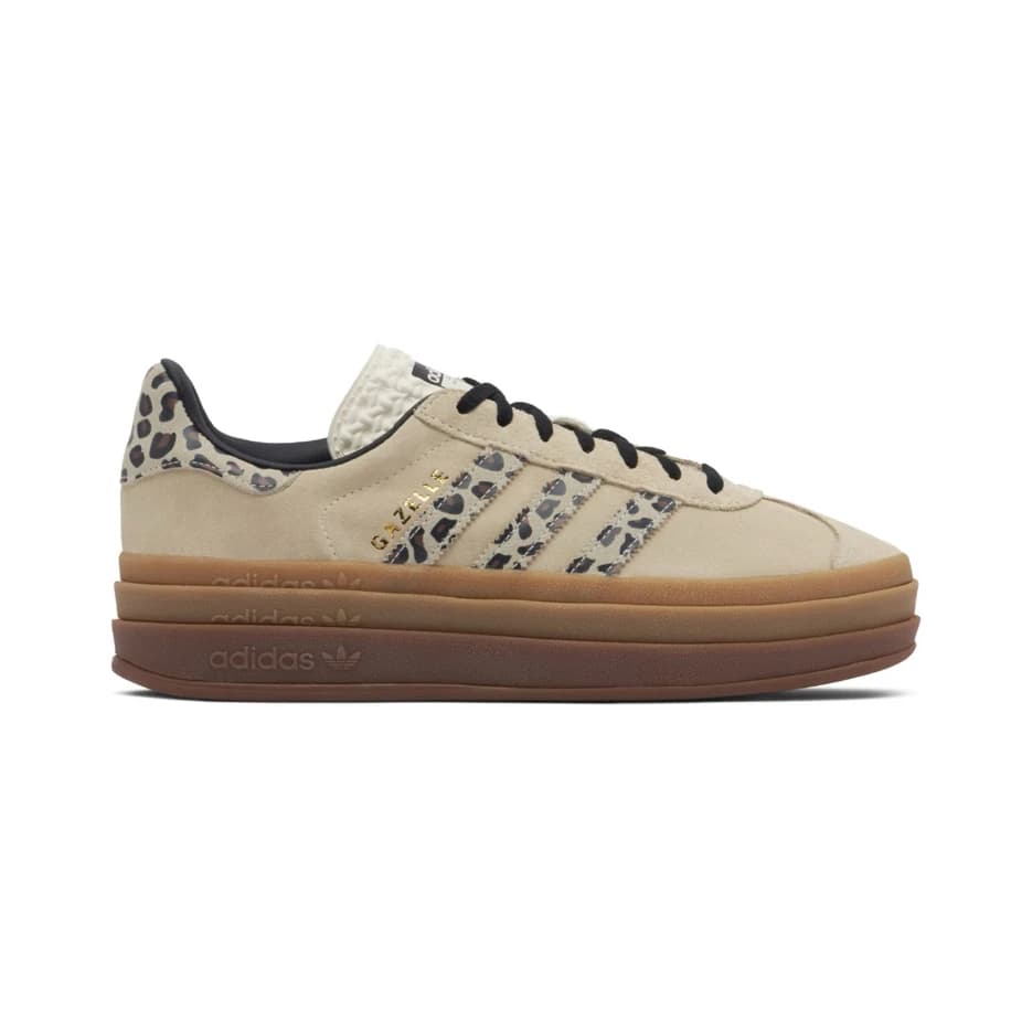 adidas Gazelle Bold Cream Black Leopard