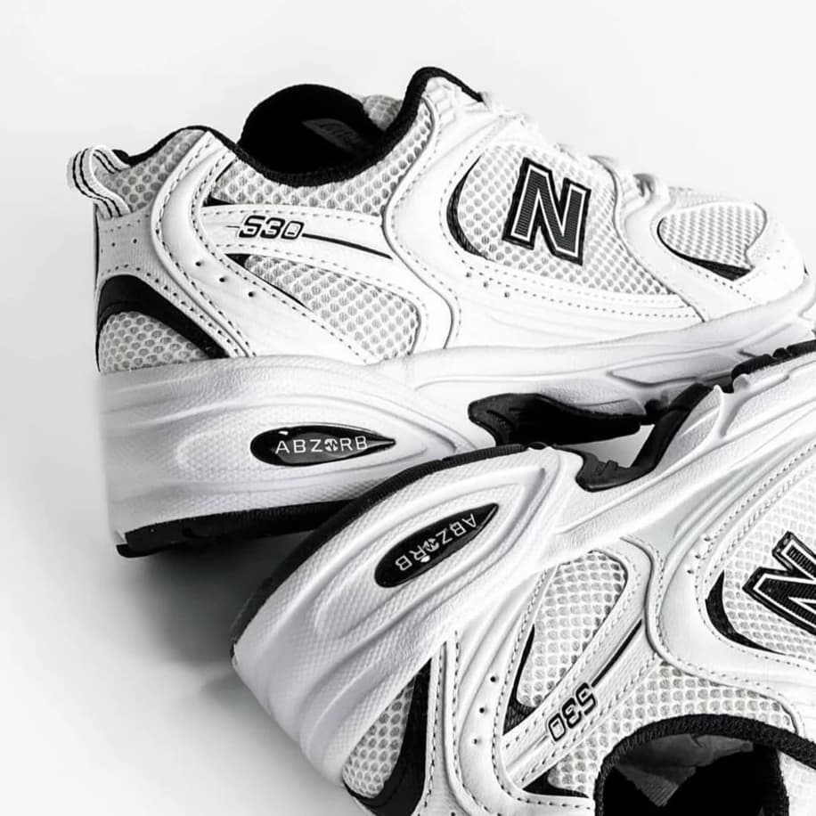New Balance 530 White Black görsel 4