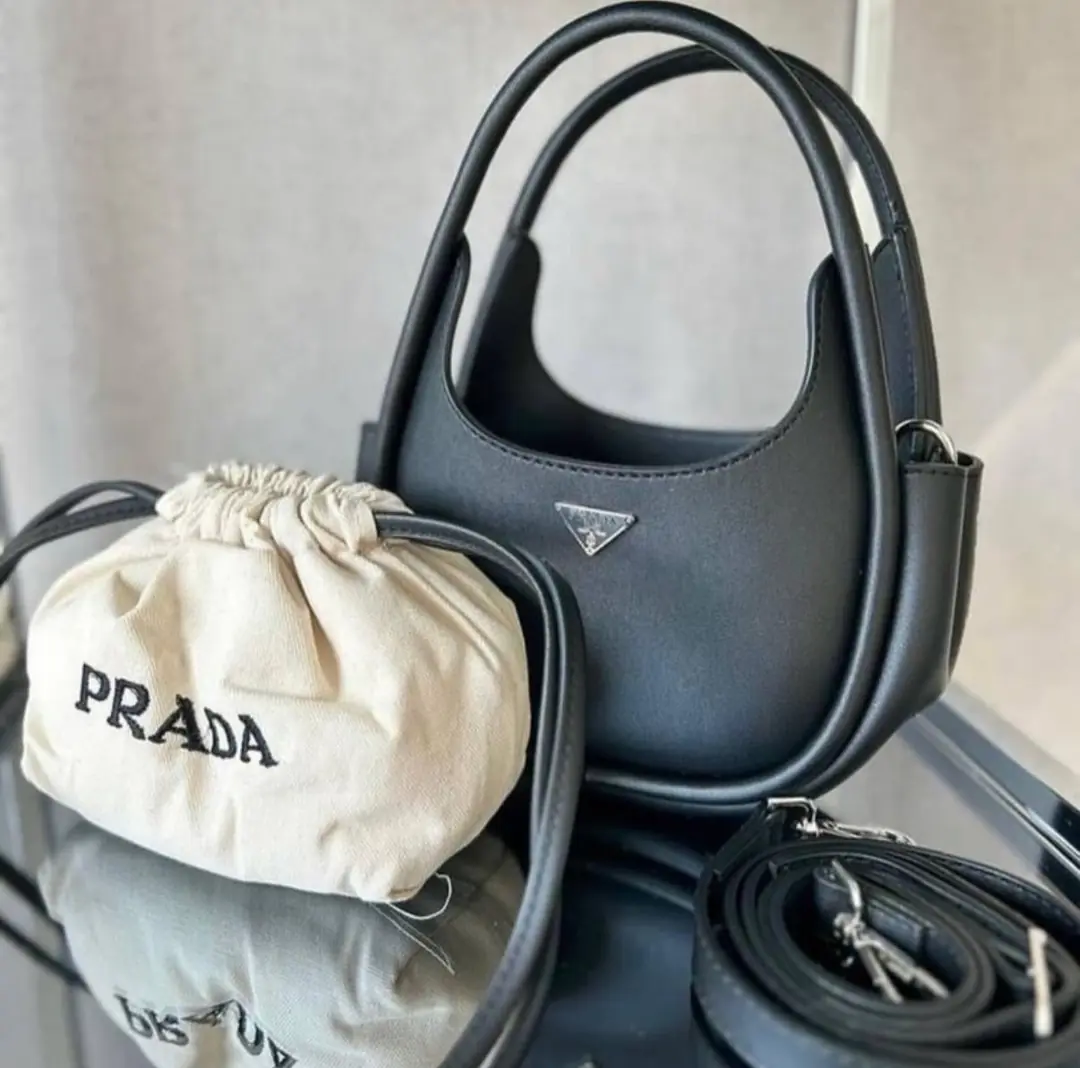Prada Bagget Handbag GRİ
