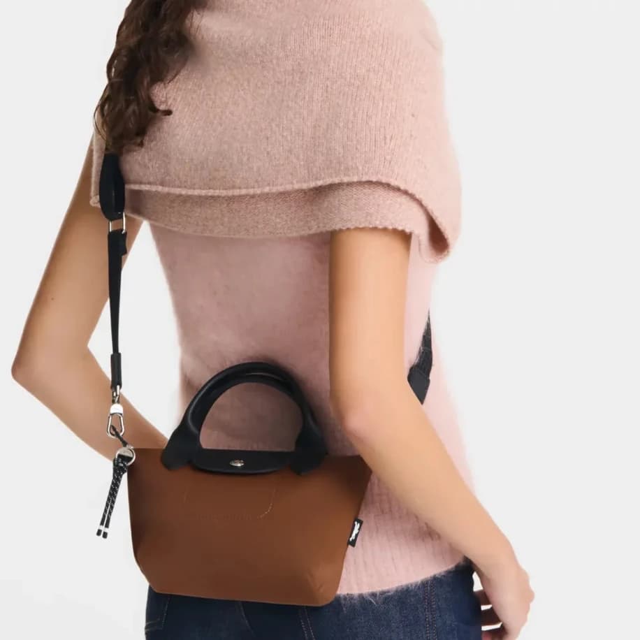 Longchamp Le Pliage Energy Chocolate S görsel 4