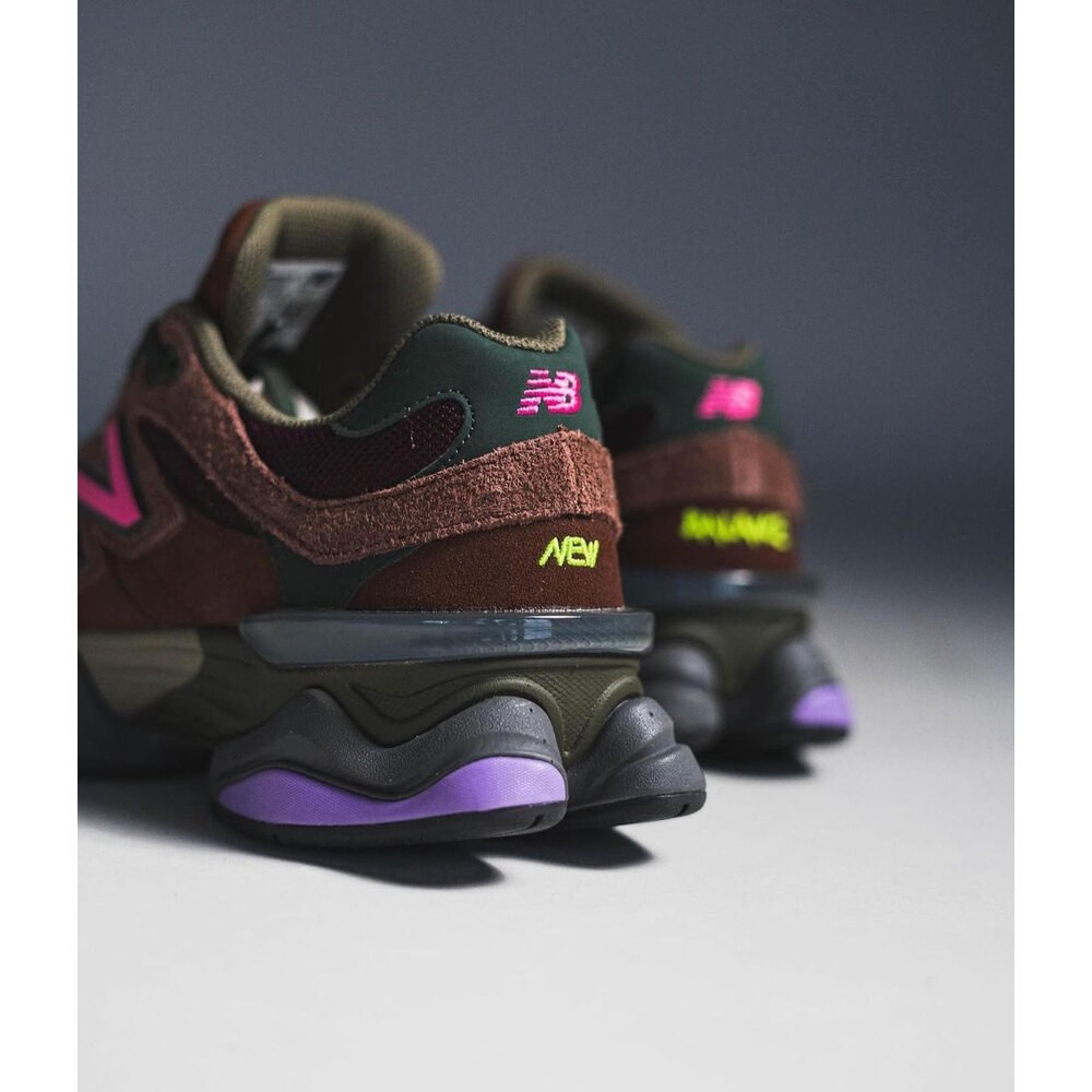 New Balance 9060 Rich Oak Burgundy