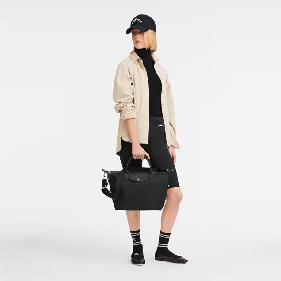 Longchamp Le Pliage Energy Black görsel 6