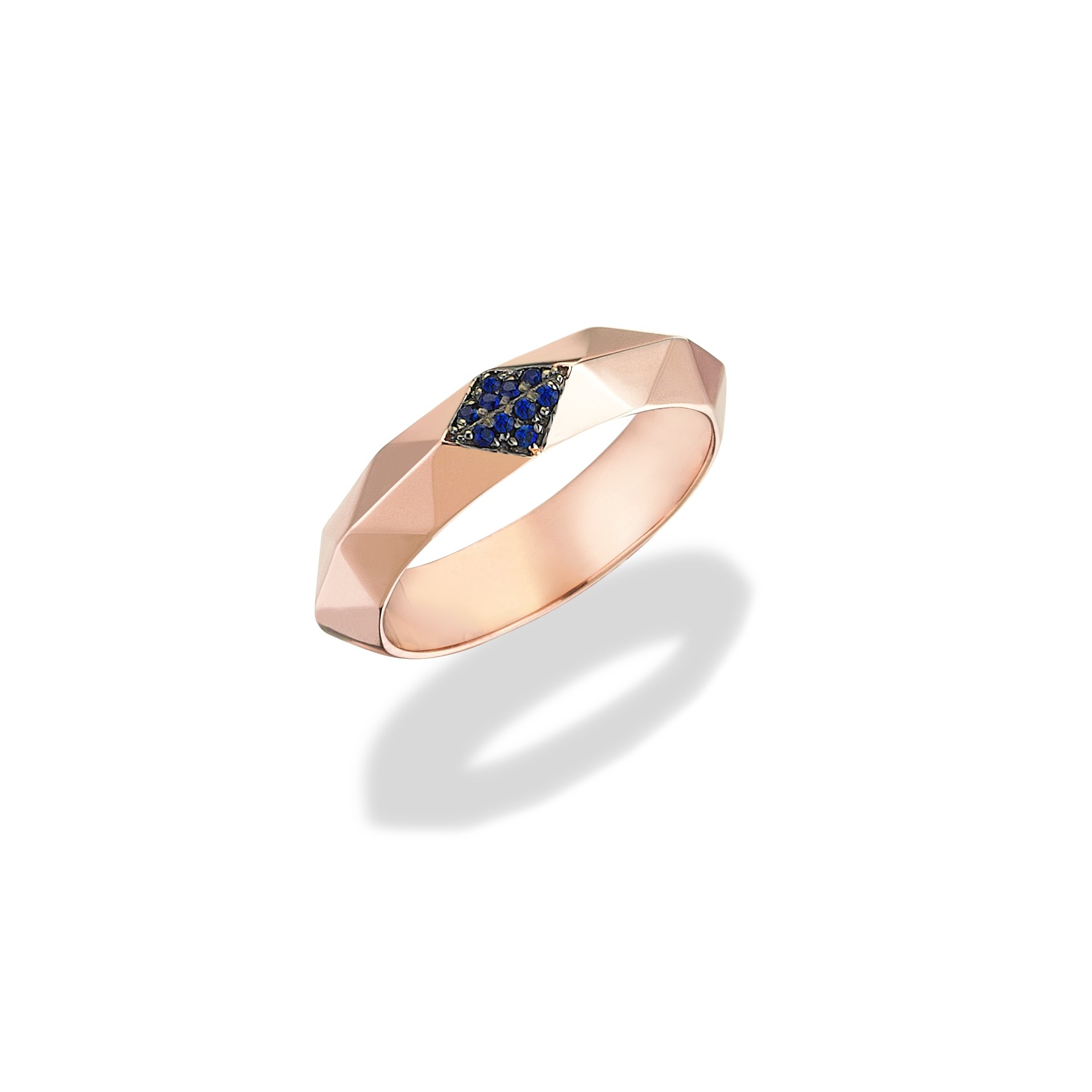 Charm & More Stone Silver Ring - Sapphire