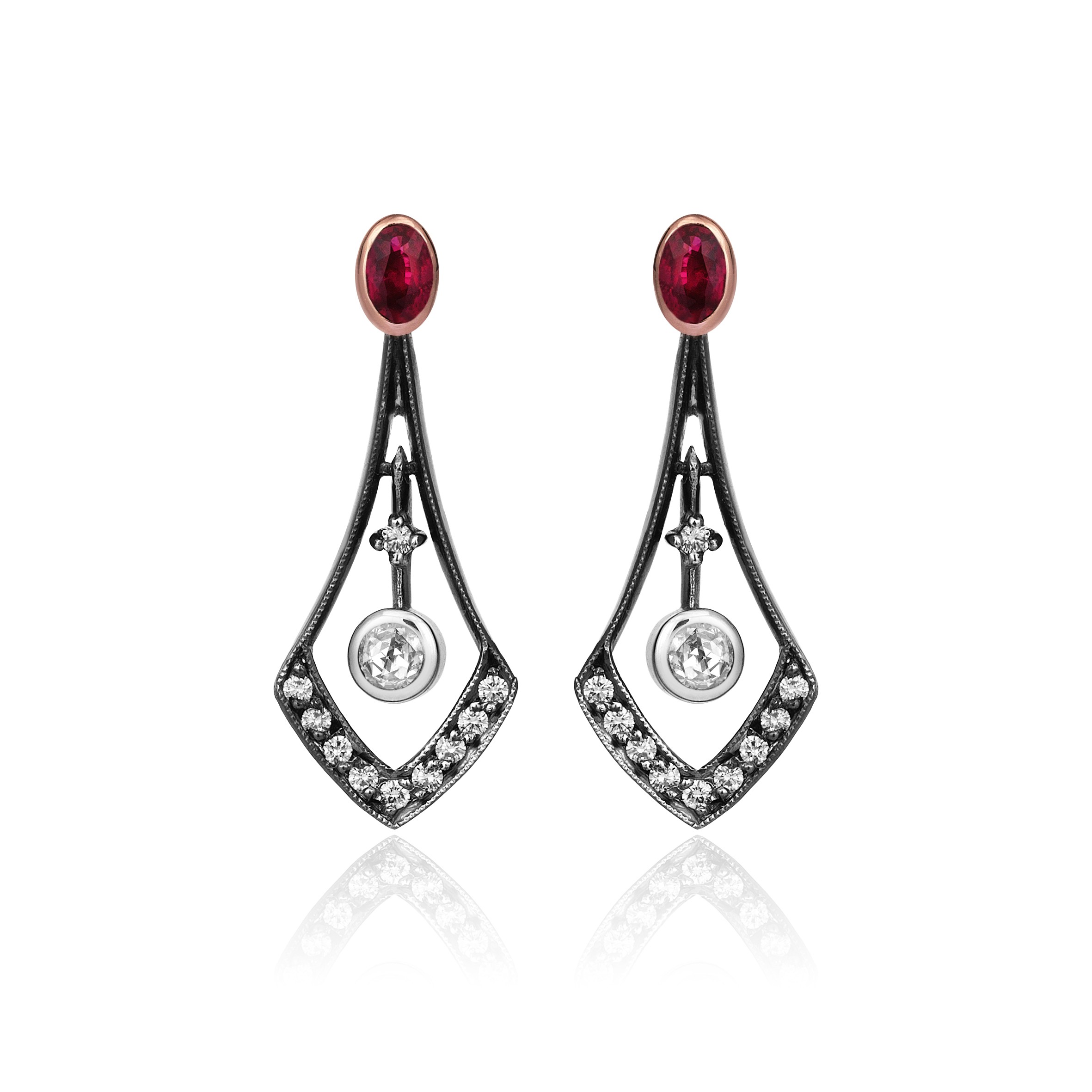 Istanbul Series Diamond Gold Earrings for Women