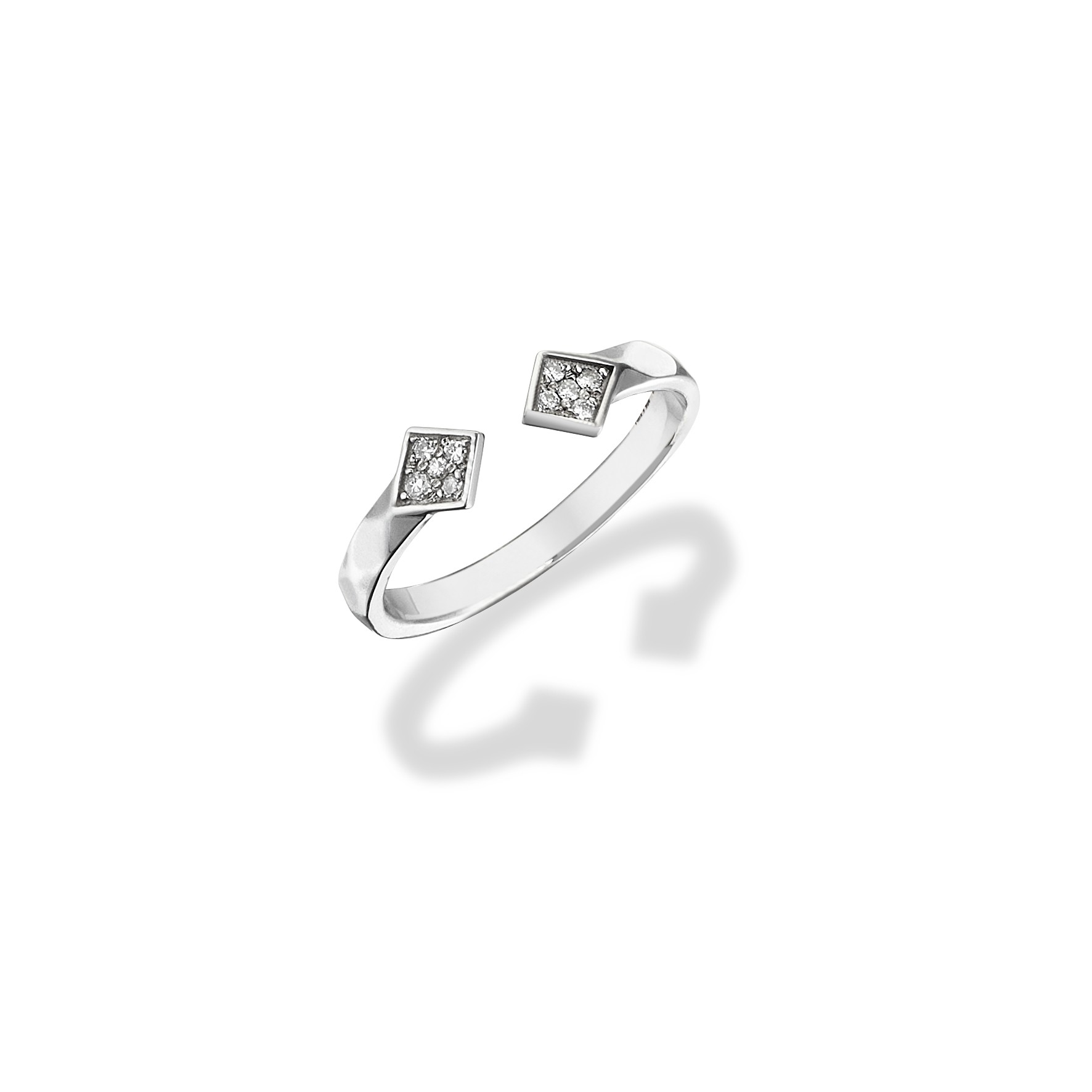 Charm & More Stone Silver Ring - Silver