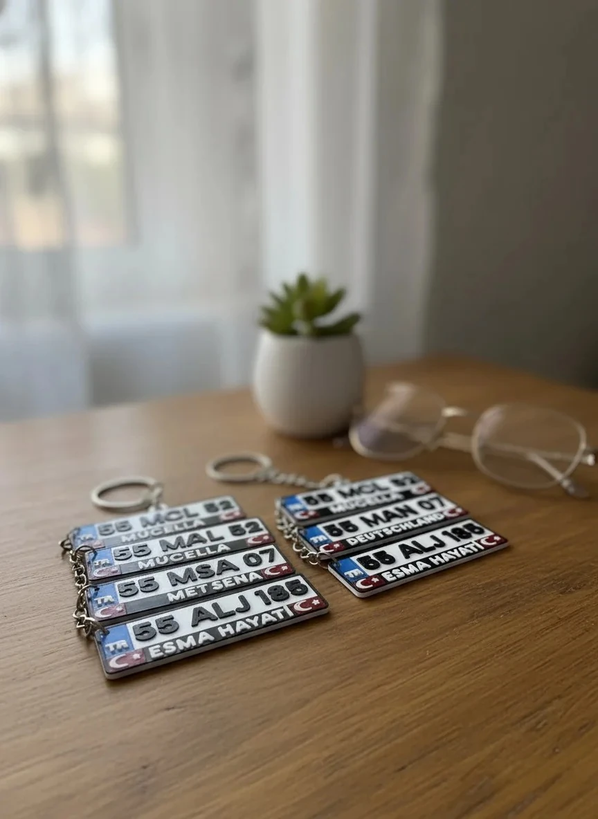 Plaka Anahtarlığı