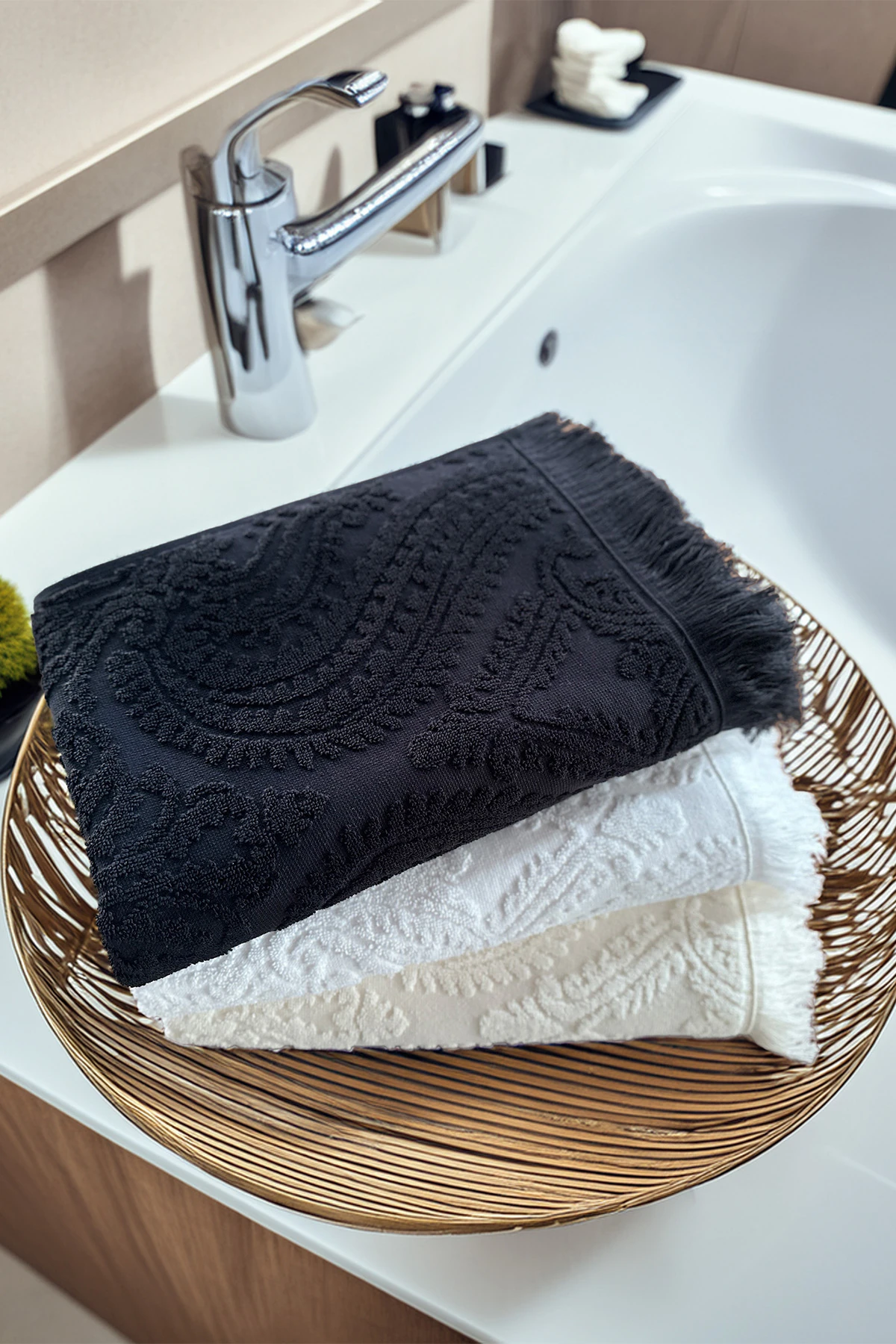 Queens -%100 Pamuk - 3'lü - El Havlusu Seti