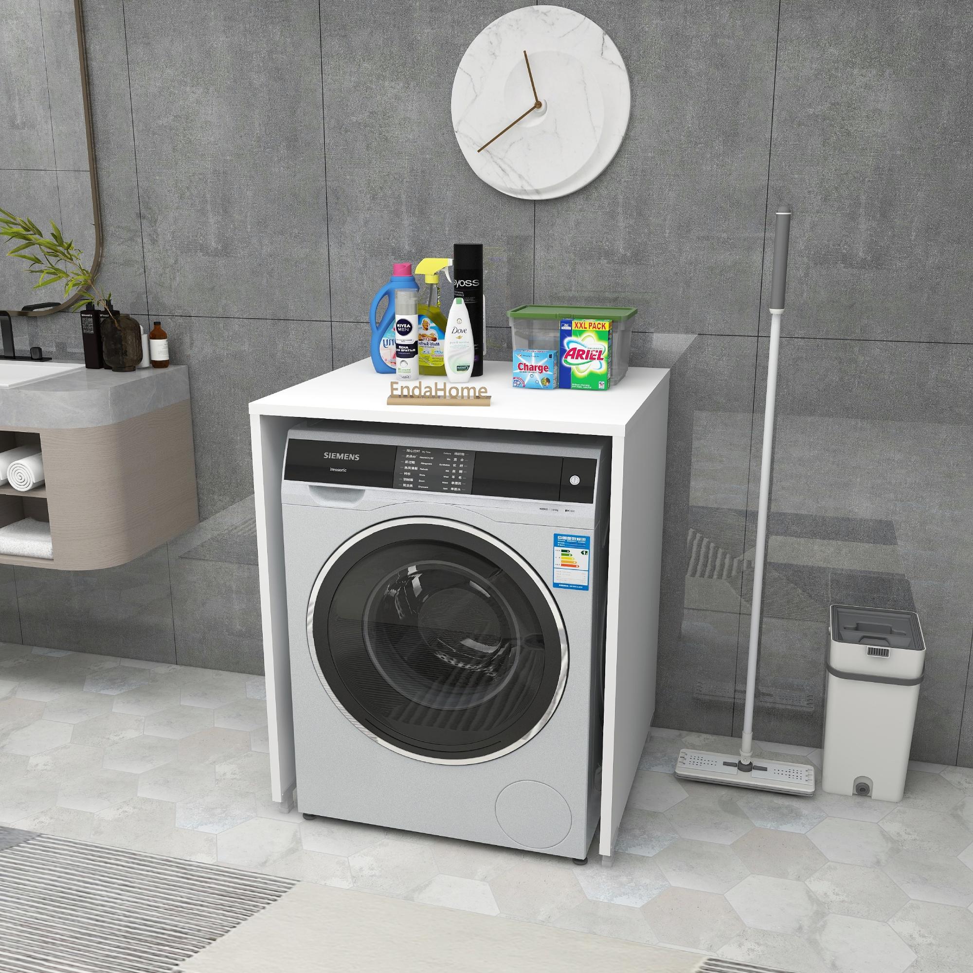 Çamaşır Makinesi Dolabı 89x65 cm - Beyaz
