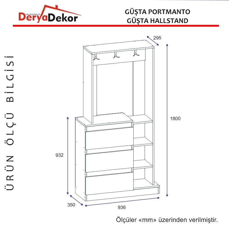 DERYA DEKOR GÜŞTA PORTMANTO 