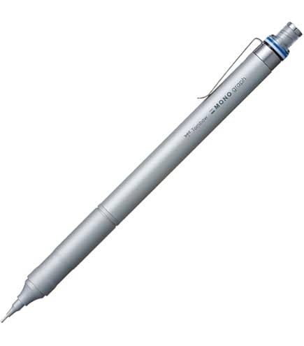 Tombow Monograph Fine DPA-112 Mekanik Kurşun Kalem (0,5mm) - Red Panda TR - Gümüş