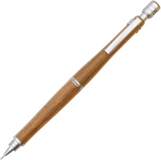 Pilot S20 HPS-2SK Ahşap Gövde Mekanik Kurşun Kalem (0,5mm) - Red Panda TR - Açık Kahverengi