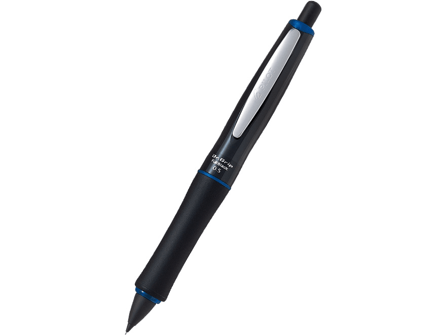 Pilot Dr. Grip Full Black Mekanik Kurşun Kalem (0,5mm) - Red Panda TR