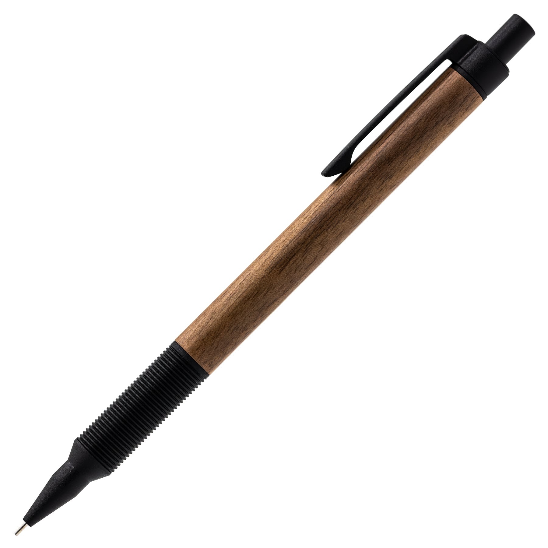 Luddite Everdraw Ahşap Gövdeli Mekanik Kurşun Kalem (0,5mm) - Siyah-Ceviz