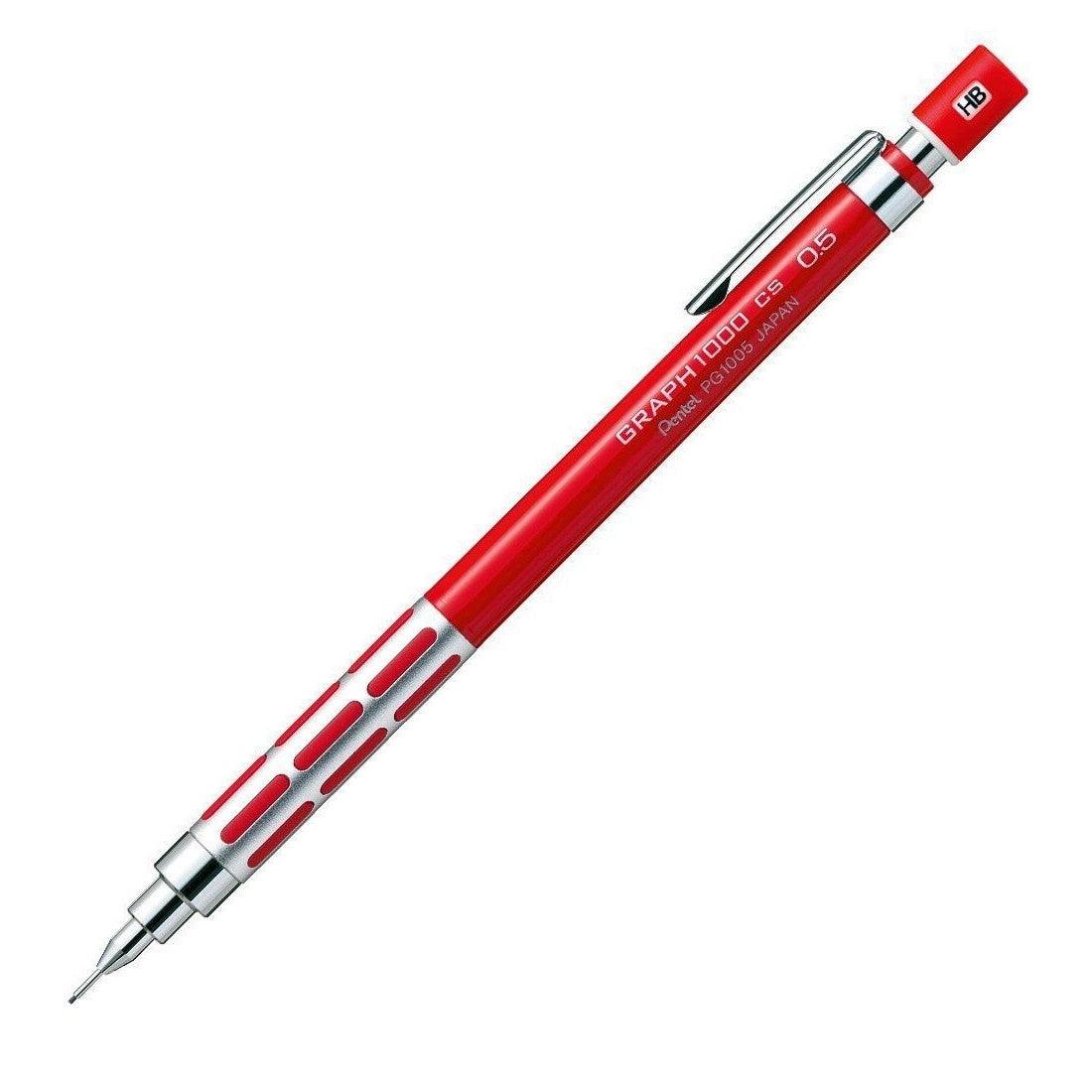 Pentel Graph 1000 CS Mekanik Kurşun Kalem (0,5mm) - Kırmızı
