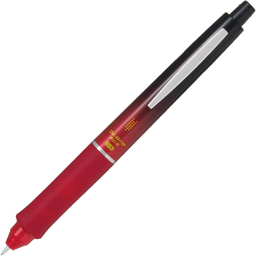 Pilot Dr. Grip Ace Mekanik Kurşun Kalem (0,5mm) - Red Panda TR - Kırmızı