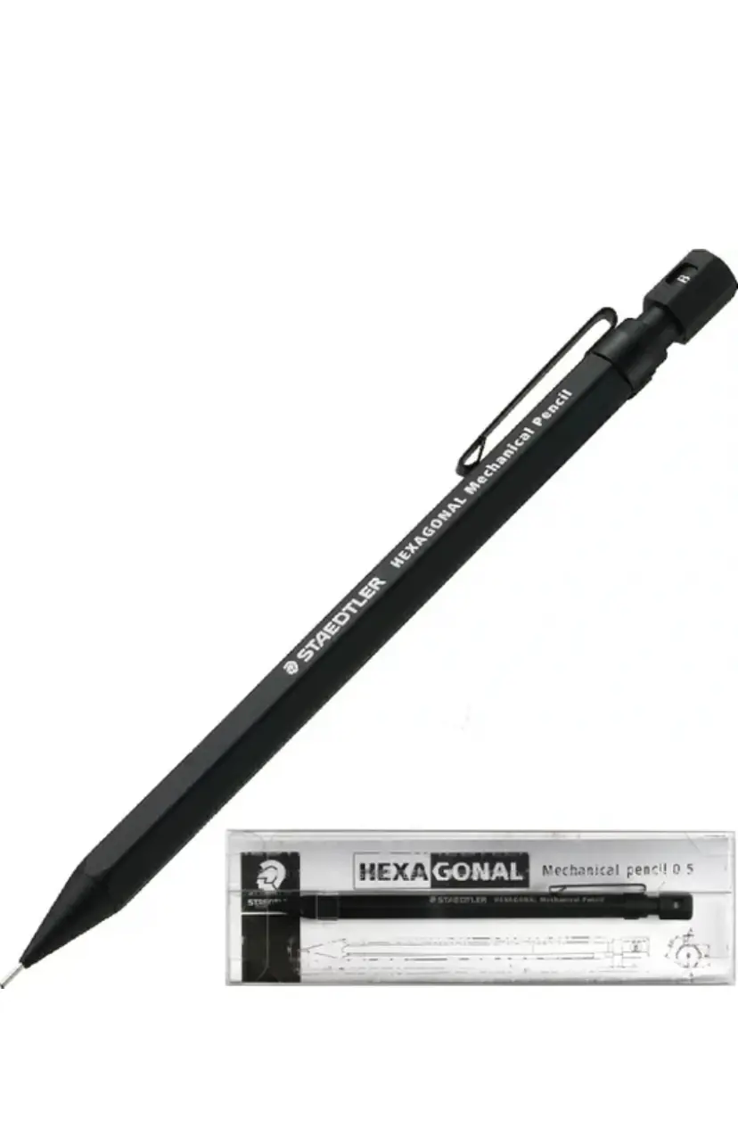 Staedtler Hexagonal 925 77 Mekanik Kurşun Kalem (0,5mm) - Red Panda TR
