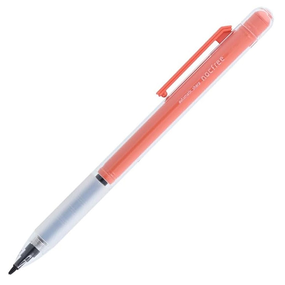 Sunstar Nocfree Otomatik Mekanizmalı Mekanik Kurşun Kalem (0,5mm) - Red Panda TR - Kırmızı