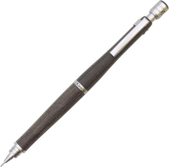 Pilot S20 HPS-2SK Ahşap Gövde Mekanik Kurşun Kalem (0,5mm) - Red Panda TR - Koyu Kahverengi