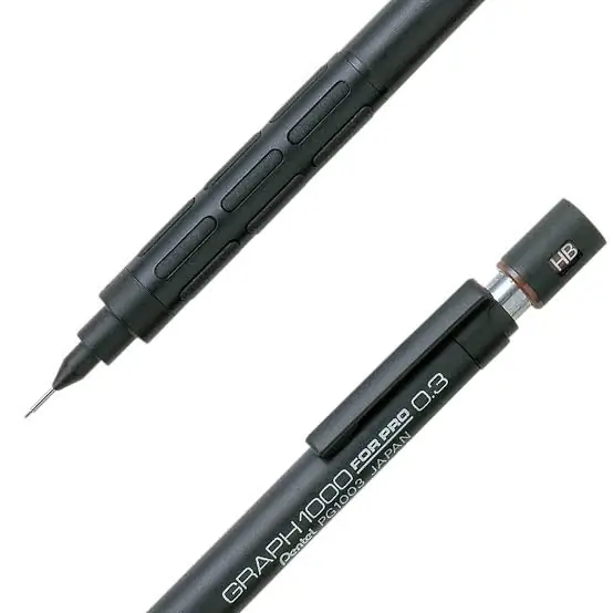 Pentel Graph 1000 Mekanik Kurşun Kalem - Red Panda TR