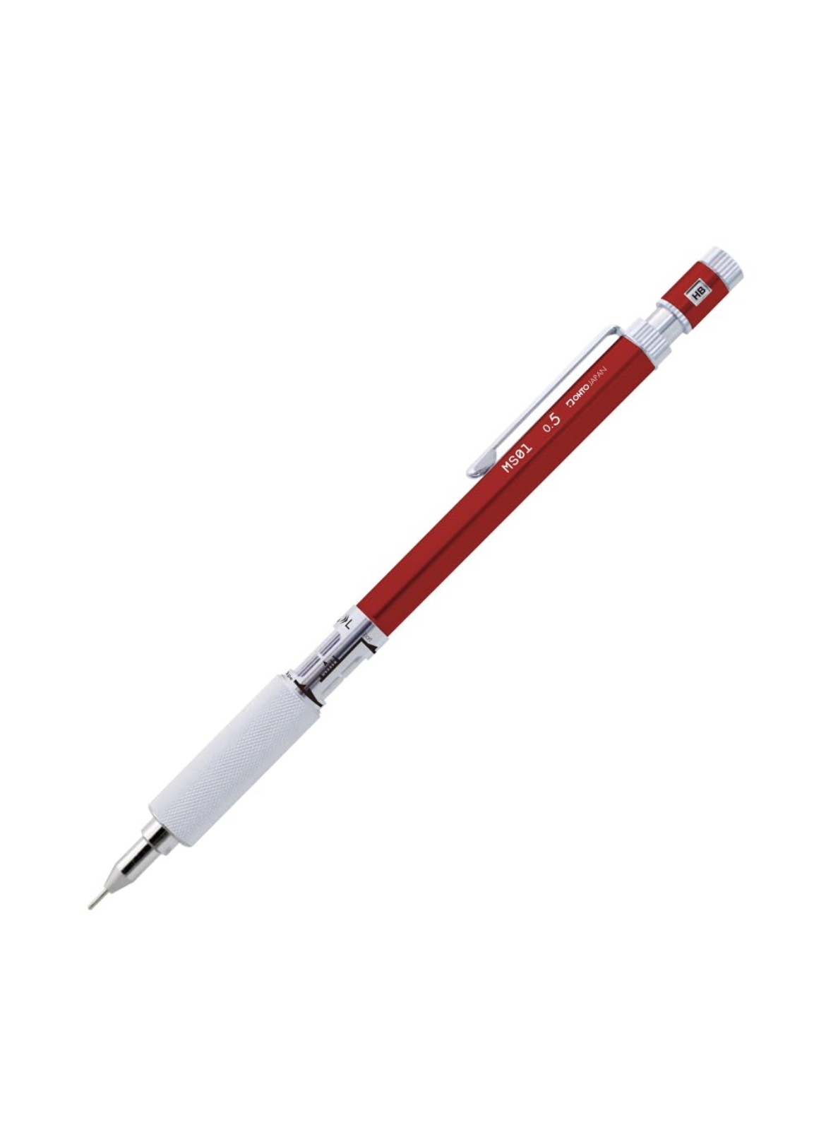 Ohto MS01 Mekanik Kurşun Kalem - Red Panda TR - 0,5mm Kırmızı