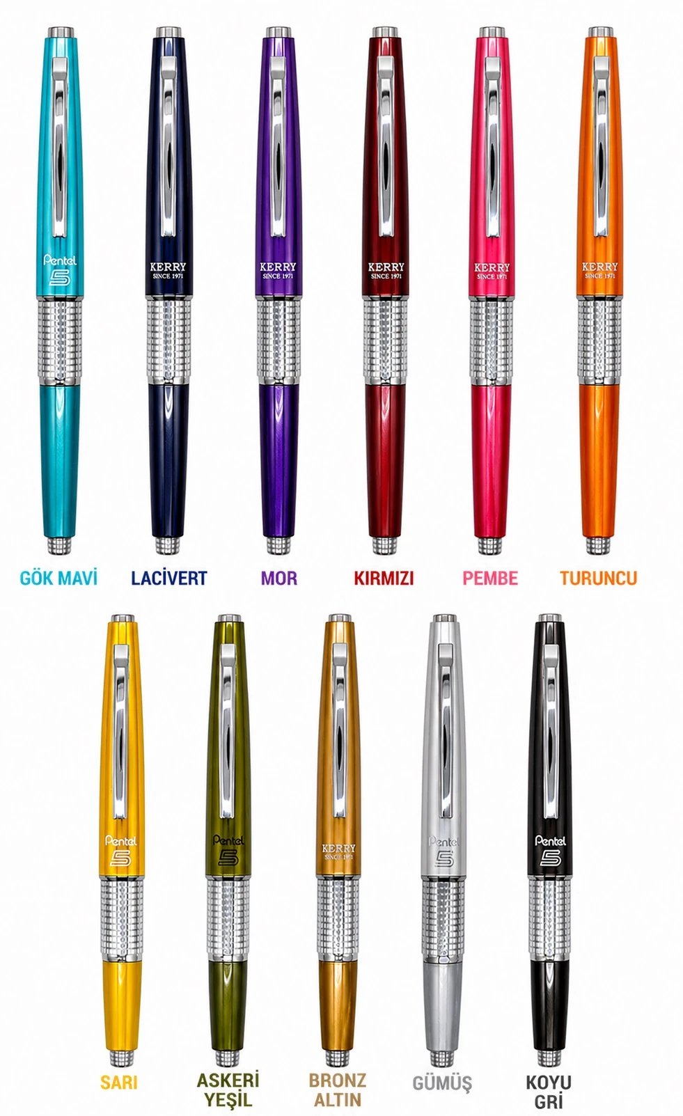 Pentel Kerry P1035 Limited Edition Mekanik Kurşun Kalem (0,5mm