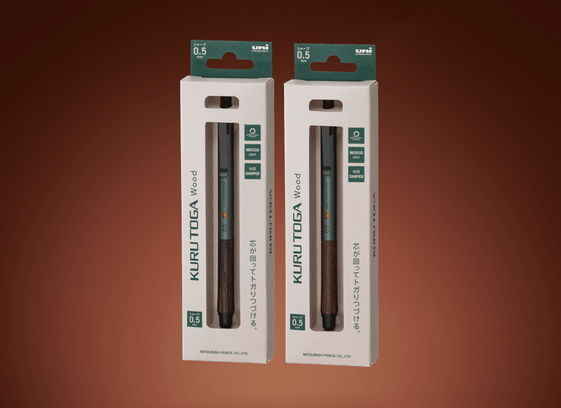 Uniball Kuru Toga Wood Mekanik Kurşun Kalem (0,5mm)