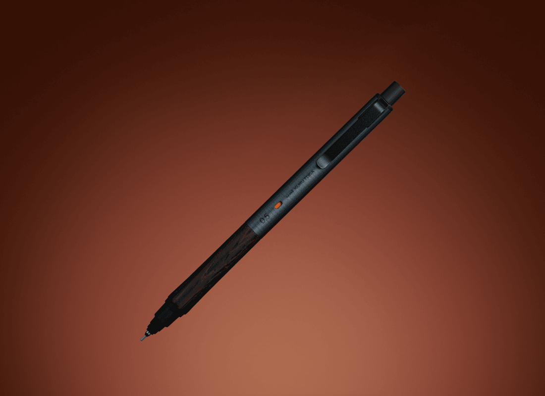 Uniball Kuru Toga Wood Mekanik Kurşun Kalem (0,5mm)